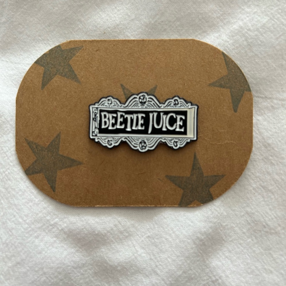 Beetlejuice Enamel Pin - Picture 3 of 3